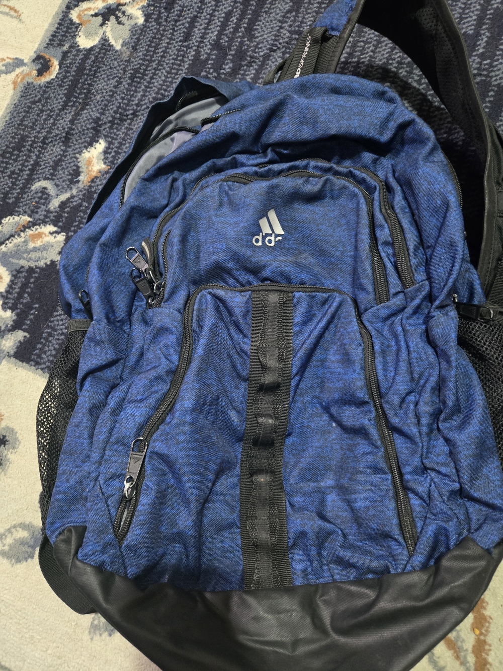 adidas Blue Men's Multi-Pocket Everyday Backpack